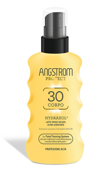 Angstrom protect hydraxol latte spray solare protezione 30 175 ml