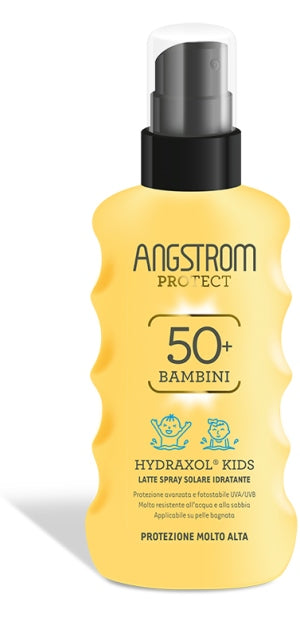 Angstrom protect hydraxol kids latte spray solare ultra protezione 50+ 175 ml