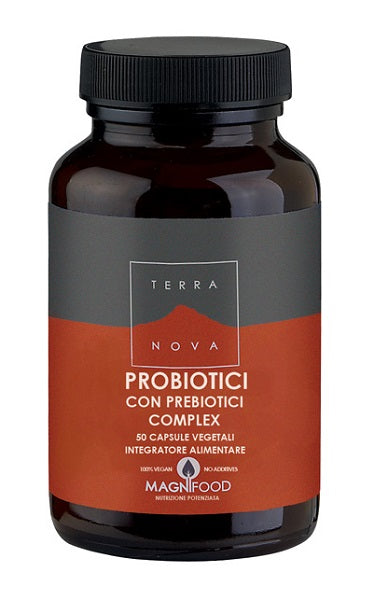 Terranova probiotici con prebiotici complex 50 capsule vegetali