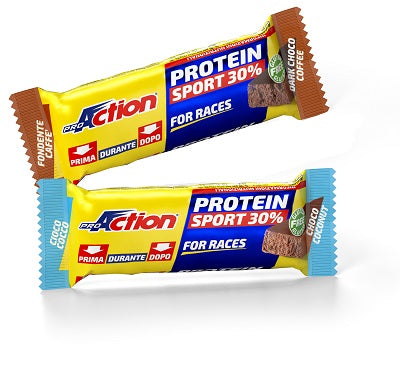 Proaction protein sport 30% cioccolato al latte cocco