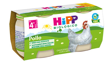 Hipp bio hipp bio omogeneizzato pollo 2x80 g