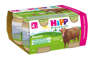 Hipp bio hipp bio omogeneizzato manzo 4x80 g