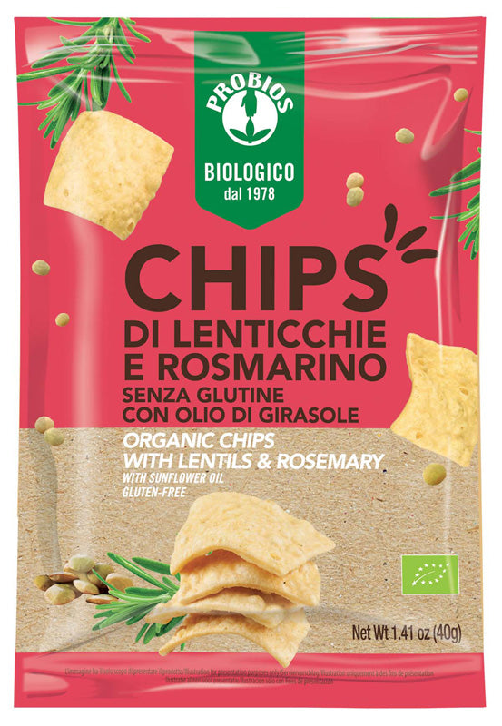 Probios chips di lenticchie rosmarino