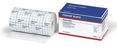 Fascia autoadesiva ipoallergenica fixomull stretch per fissaggio cateteri m 10 x 10 cm