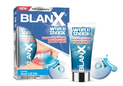 Blanx white shock trattamento power white gel 30 ml con bite