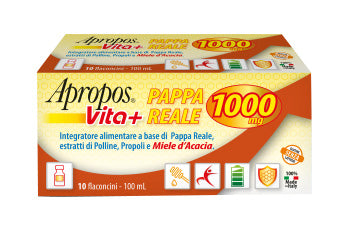 Apropos vita+ pappa reale 1000mg 10 flaconcini da 10 ml