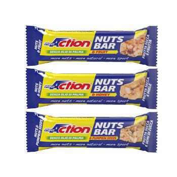 Proaction nuts bar frutti rossi 30 g