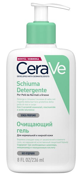 Cerave schiuma viso 236 ml