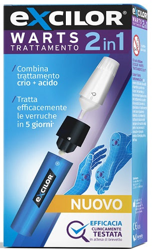 Excilor warts trattamento 2 in 1