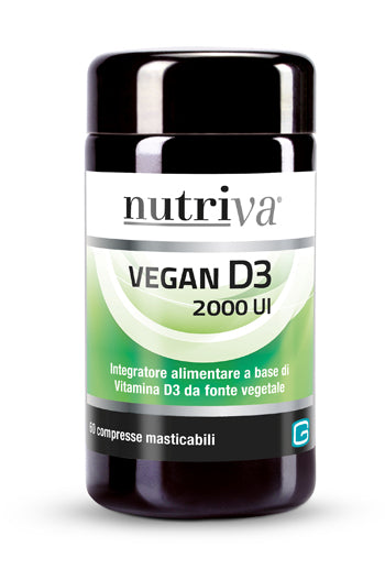 Nutriva vegan d3 60 compresse 2000 ui