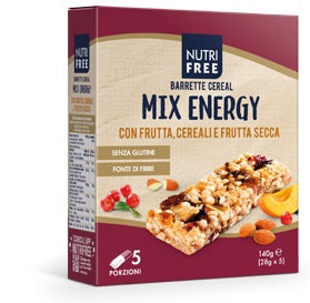 Nutrifree barrette cereal mix energy 28 g x 5