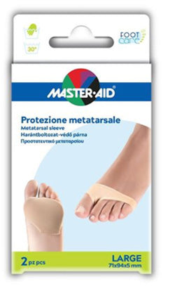 Protezione in gel e tessuto master-aid footcare per metatarso large 2 pezzi g3