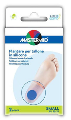 Talloniera in due tipologie di silicone master-aid footcare small 2 pezzi f2