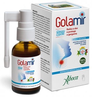 Golamir 2act spray 30 ml no alcool adulti e bambini da un anno di eta'