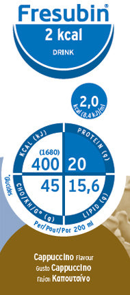Fresubin 2 kcal drink cappuccino 4 flaconi x 200 ml