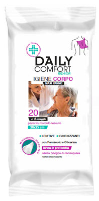 Daily comfort senior panni igiene corpo 24 pezzi