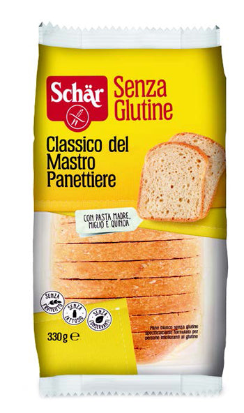 Schar classico del mastro panettiere pane bianco senza lattosio 330 g