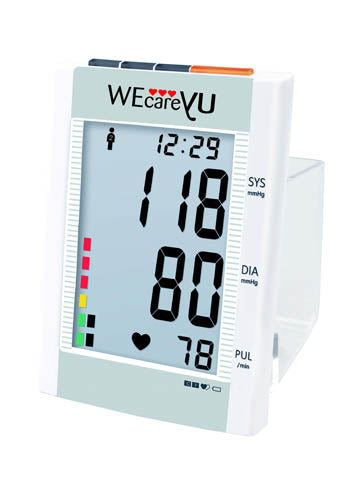 Misuratore pressione braccio verticale wecareyu cardio-plus