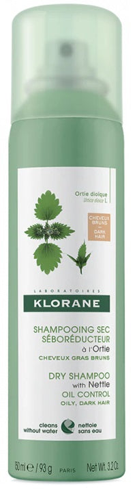 Klorane shampoo secco ortica teinte' 150 ml