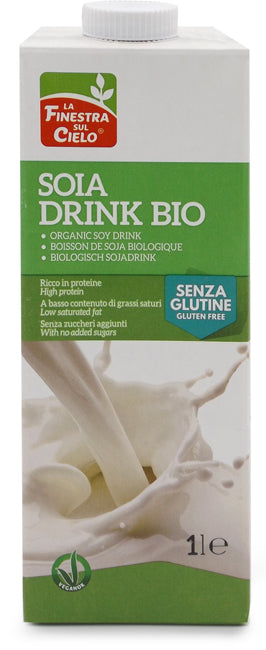 Bevanda soia drink senza glutine bio 1 litro