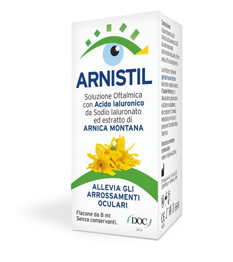 Arnistil soluzione oftalmica acido ialuronico 0,2% + estratto di arnica montana 0,1% flacone 8 ml