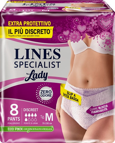 Lines specialist pants discreet m farma 8 pezzi