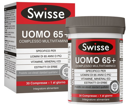 Swisse uomo 65+ complesso multivitaminico 30 compresse