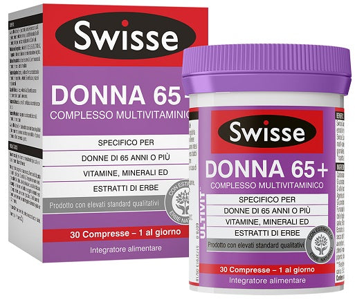 Swisse donna 65+ complesso multivitaminico 30 compresse