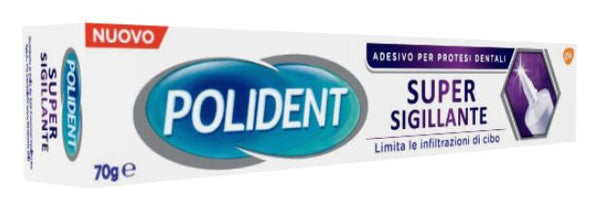 Polident super tenuta+sigillante adesivo protesi dentale 70 g