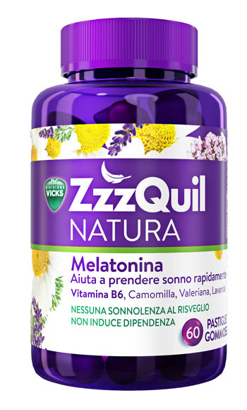 Vicks zzzquil natura 60 pastiglie gommose