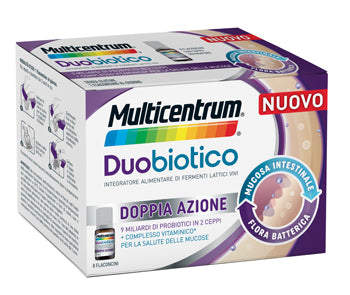 Multicentrum flora intestinale boost probiotici 8 flaconcini