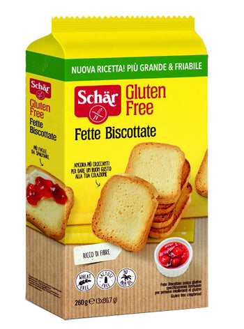 Schar fette biscottate 3 porzioni da 86,7 g