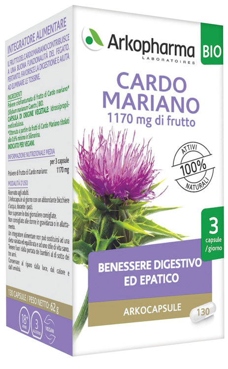 Arko capsule cardo mariano bio 130 capsule