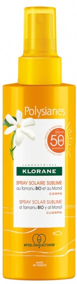 Klorane spray solare sublime spf 50 corpo 200 ml