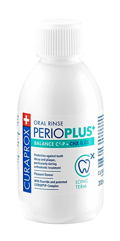 Curaprox perioplus+ balance chx 0,05% 200 ml