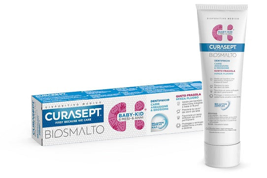 Curasept biosmalto baby kid senza fluoro 50 ml