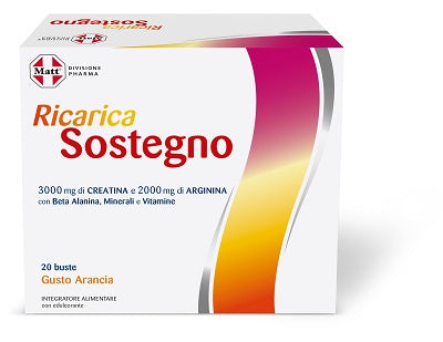 Matt divisione pharma ricarica sostegno 20 buste gusto arancia