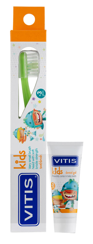 Vitis kids spazzolino + gel 8 ml