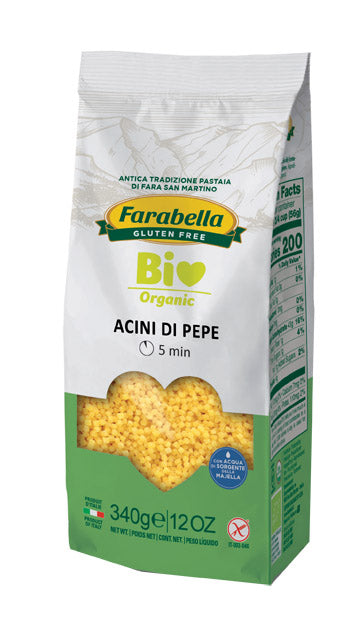 Farabella bio acini di pepe mais-riso 340 g