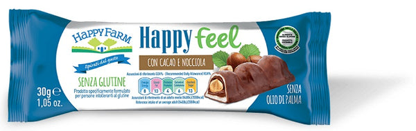 Happy farm happy feel cacao e nocciola mono 30 g