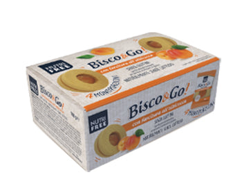 Nutrifree bisco&go con farcitura all'albicocca 4x40 g