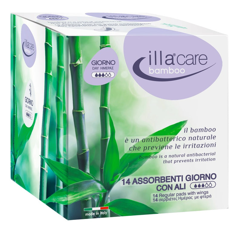 Illa care bamboo assorbente giorno 14 pezzi