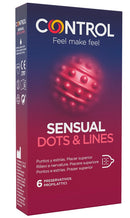 Control sensual dots&lines 6 pezzi