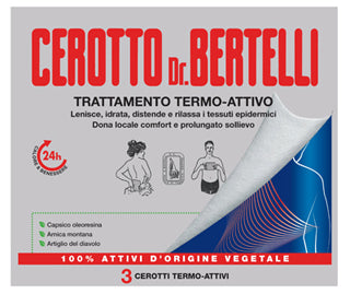 Dr bertelli cerotto termo-attivo 3 pezzi