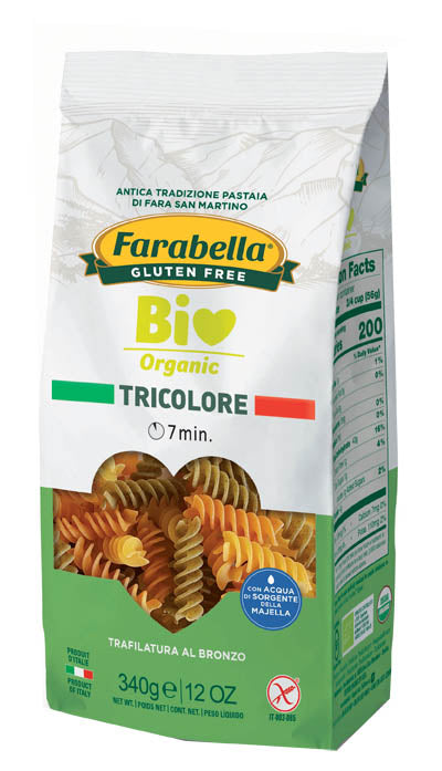 Farabella bio fusilli tricolore 340 g