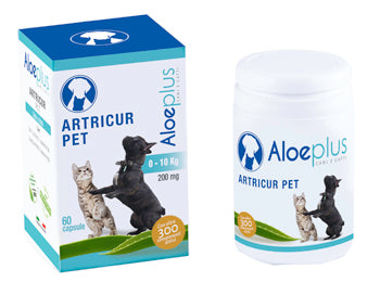 Aloeplus artricur pet cani/gatti 0-11 kg 12 g 60 capsule