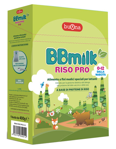 Bbmilk riso pro 0-12 400 g