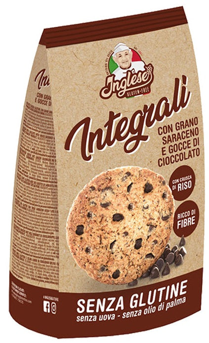 Inglese biscotti al grano saraceno con gocce di cioccolato 300 g