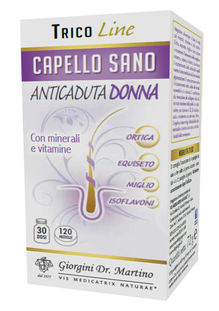 Capello sano anticaduta donna 120 pastiglie