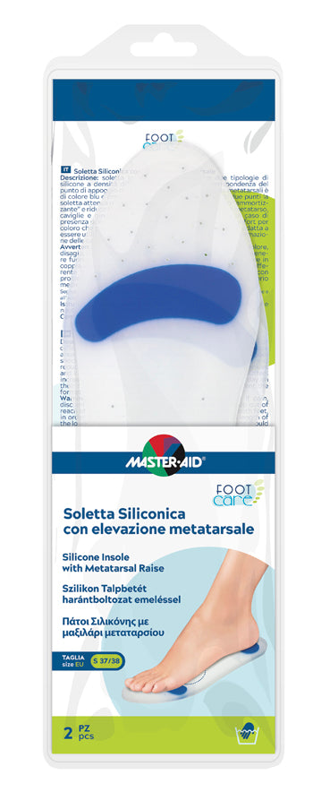 Soletta siliconica master-aid footcare small 37-38 metatarso i4